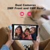 10 inch Tablet, Android 12 Tablets, 8GB RAM 128GB ROM(512GB Expandable), HD IPS Screen,2MP+8MP Dual Camera,Wi-Fi, Bluetooth 5.0, 6000mAh Battery,