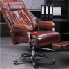 YT.JYUERI Relax Comfortably Safe Home Office Desk Chairs, Microfiber Leather boss Chair, Business Reclining boss Chair, Comfortable sedentary Exe
