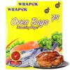 WRAPOK Large Turkey Roasting Bags Cooking Oven Chicken Bag For Meat Poultry Fish Seafood Vegetable - 4 Bags (17 x 21.5 Inch)