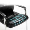 FGHOEV Office Chair Engineering Computer Back Support Stool Furniture Have Armrest Sponge Cushion (Color : D, Size : Light Grey)