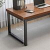 DLOETT Office desk office table home desktop computer desk workbench without chair (Color : D, Size : 120CM)