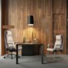 KXDCZ Office Chair Comfort Casual Design Office Chair Boss Chair (Color : Argento, Size : 1pcs)