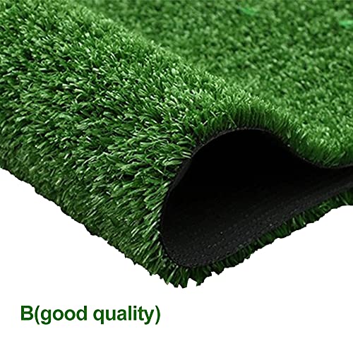 MOVKZACV Artificial Grass Turf Lawn, 78.74' x 19.69' Realistic Fake Faux Grass Turf Rug for Outdoor Garden Lawn Landscape Patio, Outdoor Decor