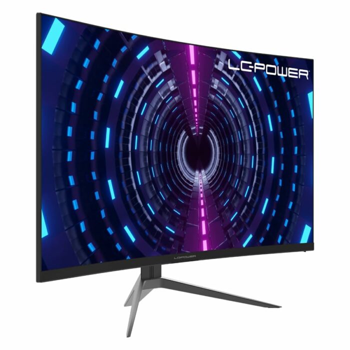LC-Power FHD 32 Inch Curved Gaming Monitor, 1920x1080 |165Hz| HDMI,Overdrive, GamePlus, FPS/RTS, Low Blue Light, Flicker-Free, VESA Compatible, C