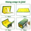 8 Pack Pest Sticky Pads Trap, Multi-Use Insects Sticky Boards/Extra Strong Glue Pest Sticky Board Trap A4 Size Effective Traps for Indoor/Outdoor