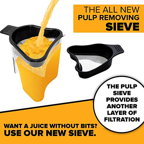 Powerful Masticating Juicer for Whole Fruits and Vegetables, Fresh Healthy Juice, Sorbet, Ice Cream, Wide Mouth 75mm Feeding Chute, BPA Free, 240