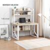 Study Table Student Desk Bookshelf Combination Computer Desktop Table Home Bedroom Office Table Without Chair