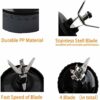 Blender Replacement Parts for Nutri Ninja, Blade Replacement 6 fins Compatible with Nutri Ninja BL450-70, BL451-70, BL454-70, BL455-70,BL482-70 B