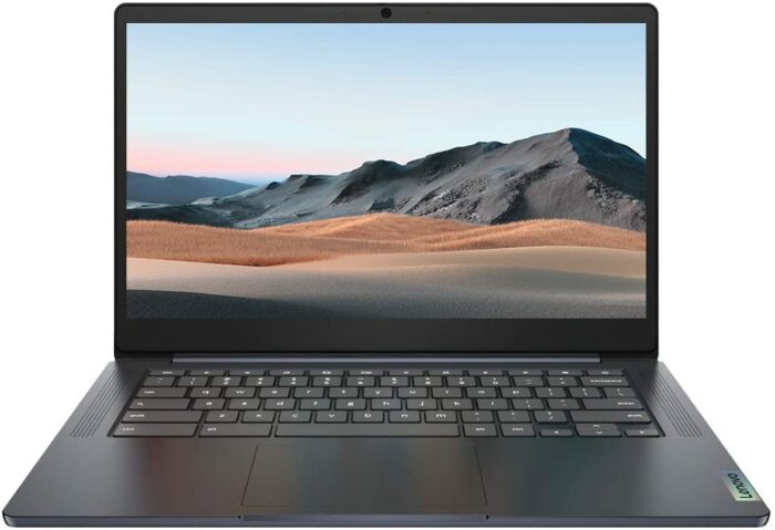 Lenovo 14" Chromebook Laptop (Latest Model), MediaTek 8-Core Processor, 4GB LPDDR4X RAM, 192GB Storage (64GB eMMC+128GB Micro SD), Wi-Fi, Webcam,