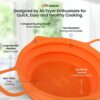 2 x Premium Air Fryer Silicone Liner - Collapsible Silicone Air Fryer Liner - Trusted British Brand - Reusable Essential Air Fryer Accessories -