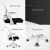 LZQDM Computer Chair Home Office Chair Desk Writing Chair Student Learning Chair Back Comfortable Simple Chair