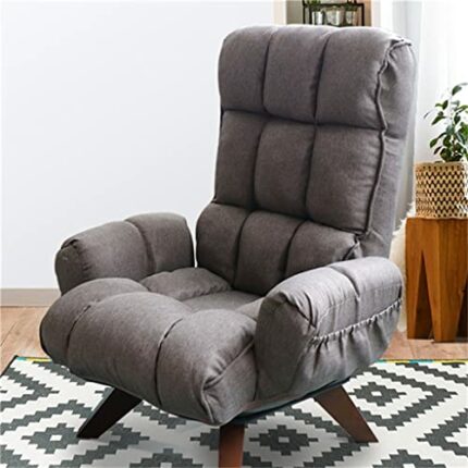 office chair gaming chair computer chair Bedroom Furniture Rotating Fabric Accent Chair Swivel Low Leisure Sofa Armchair for Living Room