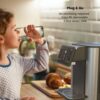 Aqua Optima Aurora Instant Hot & Cold Filter Water Dispenser, 3.8L Capacity, Includes 1 x 30 Day Evolve+ Water Filter for Reduction Of Microplast