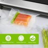 Bonsenkitchen Vacuum Food Bags 15x25 cm 100 Vacuum Machine Bags - Embossed Vacuum Bags for Food Storage and Sous Vide Cooking & Boilable - VB3204