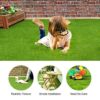Atyhao Artificial Grass Plastic Rug Grass Indoor Outdoor Green Synthetic Lawn Micro Ornament Landscape Decoration (Size: 30 cm x 30 cm)