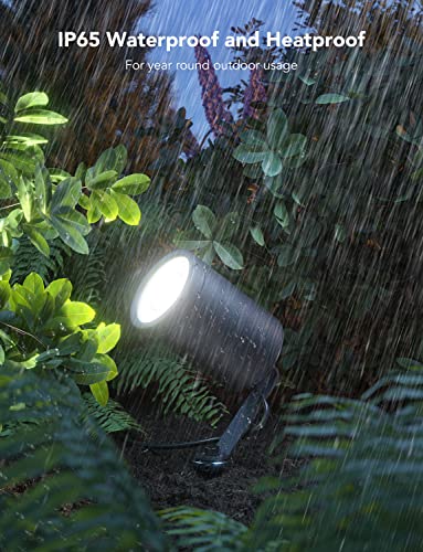 Govee Outdoor Spot Lights, Halloween Decoration, IP65 Waterproof Uplight Landscape Spotlights, Smart WiFi Garden Light Work with Alexa, RGBIC Col