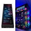 8.8in Computer Temp Monitor, CPU Data Temperature Monitor, PC Display Screen, AIDA64 CPU GPU SSD PC Sensor Panel, for Raspberry Pi (Black)
