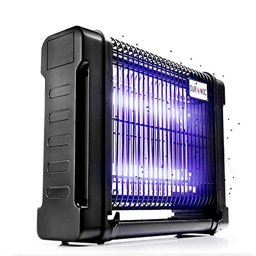Duronic Fly Killer FK8412 | UV Light Kills Mosquitoes and Flying Insects | Small Size | Slimline | Ceiling or Wall Mountable | Indoor Pest Contro