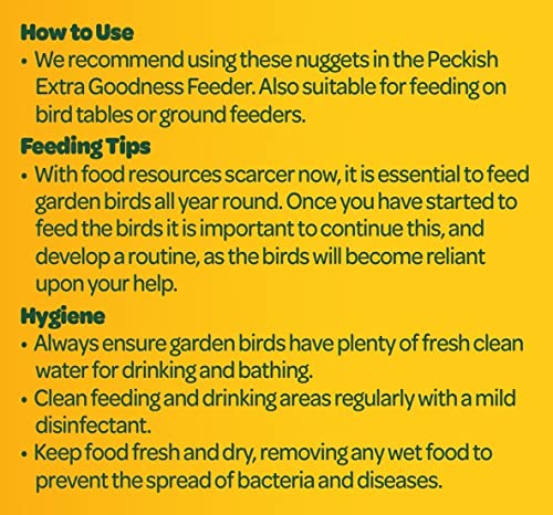 Peckish Extra Goodness Suet Nuggets 1kg