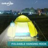 tekstap USB Rechargeable Work Light, Portable Magnetic Handy Bright COB Outdoor Floodlight, 10W Battery Powered Operated LED Worklight for Home/C