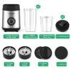 Smoothie Maker Blender, 900W Bullet 6-Point Blade, Mini 12 Pieces Small Fruity Blender for Frozen Drink, Crushed Nuts and Spices
