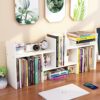 BRILENS 3 Tier Tree Bookshelf, 3 Shelf Bookcase, Modern Book Storage, Free Standing Tree Bookcase, Utility Organizer Shelves for Home Office, Liv