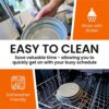 2 x Premium Air Fryer Silicone Liner - Collapsible Silicone Air Fryer Liner - Trusted British Brand - Reusable Essential Air Fryer Accessories -