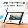 Android Tablet 10.1 inch,4GB RAM,128GB ROM (512GB Expandable),6000mAh Battery,Android 11 Google GMS Tablet,2MP Front Camera, 8MP Rear Camera,WiFi
