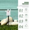 BESPORTBLE Ghost Halloween Yard Stakes: White Ghost Lawn Decor, Halloween Outdoor Lights Lampshade for Patio, Backyard, Garden, Lawn, Party Decor