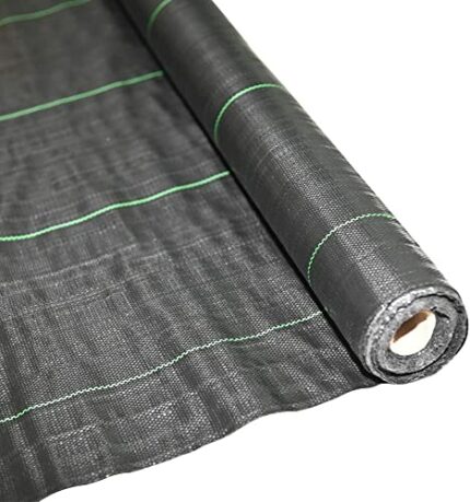 Ram® Heavy Duty Weed Fabric Control 2M X 5M Weed Control Fabric Ground Cover Membrane UV Stabilised Weed Fabric For Patios Garden Flower Beds Lan