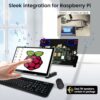 WIMAXIT Raspberry Pi 4 TouchScreen Monitor, 7" Touch Screen USB Powered HDMI Monitor IPS 178 ° 1024X600 for Raspberry 4/3/ 2/ 2 Zero B+ Model B