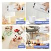 Temperature Control Travel Kettle, 380ML Portable Electric Kettle Cup with LCD Display, 4 Stage Temperature Adjustment,Automatic Shut Off Electri