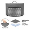 Yarwo Slow Cooker Dust Cover Compatible with Morphy Richards, Crock Pot, Russell Hobbs and other 5.7-8L Slow Cooker, with Zipper Pocket and Wipe