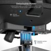 backrobo Smart Ergonomic Home Office Chair, Automatic Massage Lumbar Support and App-Controlled,3D Armrests, Executive Desk Chair with Adjustable