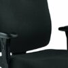 Office Hippo Professional 24 High Back Office Chair, 150 kg Weight Tolerance, 2D Arms, Asynchro Mechanism, Ratchet Back, Fabric, Black
