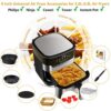 YINGRACE Air Fryer Accessories 9in, 12 PCS BPA-Free Air Fryers Accessory Set Compatiable for Cosori 5.5L, Instant 5.7L, Tower 7L, Phillips 7.3L,