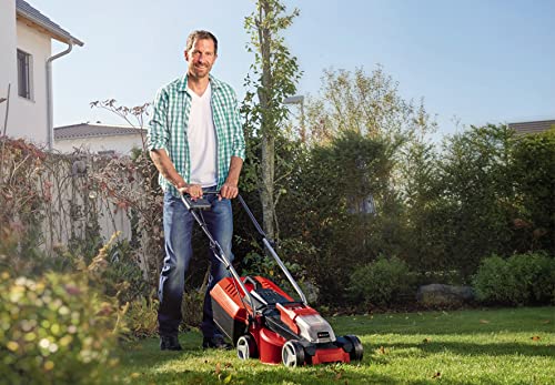 Einhell Power X-Change 18/30 Cordless Lawnmower - 18V, Brushless Motor, 30cm Cutting Width, 25L Grass Box, 3 Cutting Heights & Power X-Change 18/
