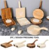 Wood Tortilla Press, Wooden Dumpling Wrapper, Heavy Duty Corn Tortilla Machine, Easy Use, Pastry Press Dumpling Pressing Tool Kitchen Baking Tool