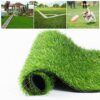 Artificial Grass 1m X 1m Realistic Astro Turf Fake Grass Roll Replacement Artificial Turf Natural Indoor Outdoor Artificial Grass Underlay for Ga