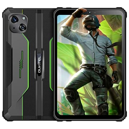 OUKITEL RT3 Rugged Tablet 8 Inch,Android 12 Mini Tablet IP68/IP69K 5150mAh,4GB(Expandable to 7GB)+64GB ROM TF-1TB Tablets Dual Sim 4G,16MP+8MP Ca