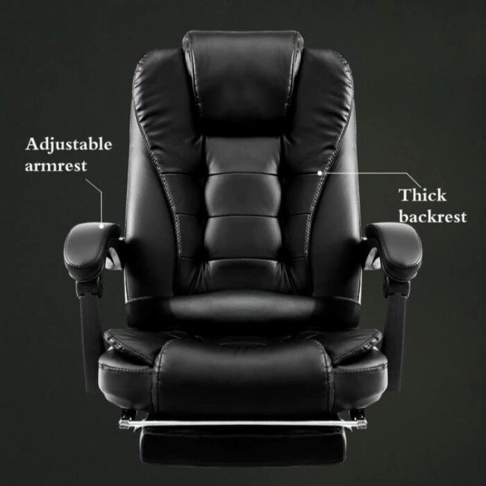 SDFGH Office Chair Multifunction Office Computer Chair Swivel Reclining Boss Chair Household Study Room