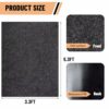 HolyMaji 5.3 x 3.3 FT Sheds Outdoor Storage Clearance Mat, Outdoor Carport Dustproof Floor Mat Washable Patio Furniture Anti-Slip Mat for Protect