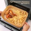 SHWAN Air Fryer Liners 100PCS Rectangular Disposable Air FryerParchment Paper Liners, Air Fryer Liners for Ninja Dual，Air Fryer Accessories，Compa