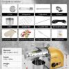 1800W Oil Press Machine with PRESS AND FRY 2 IN 1 Function, Hot & Cold Press Available, 0-300 ℃ Temperature Control, for More than 40 Kinds of Oi