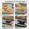 Biolomix 5 Tray Food Dehydrator Fruit Dryer Machine with Adjustable Temperature Timer for for drying fruit, vegetables, meat, turkey jerky, fish