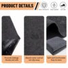 HolyMaji 5.3 x 3.3 FT Sheds Outdoor Storage Clearance Mat, Outdoor Carport Dustproof Floor Mat Washable Patio Furniture Anti-Slip Mat for Protect