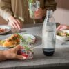 SodaStream 2 Pack 1L BPA Free Water Bottle for Carbonated Drinks. Dishwasher Safe, Compatible with SodaStream Spirit, Spirit One Touch, Terra, Ar