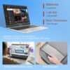 AOCWEI Laptop 15.6" Intel Celeron J4105 (Up to 2.5Ghz) 4 core 6GB RAM 128GB SSD Win 10 Pro Laptop 1080 FHD Screen 2.4G+5G WiFi Bluetooth 4.2 HDMI