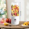 XPJBKC Portable Blender, Mini Blender with 6 Metal Blades, 600ML Smoothie Blender with USB Rechargeable, Multifunction Juicer Blender for Fruit,