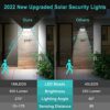 WELALO Solar Security Lights, 188 LED Solar Motion Sensor Lights, IP65 Waterproof Solar Lights Outdoor Garden, 3 Modes PIR Solar Powered Wall Lig